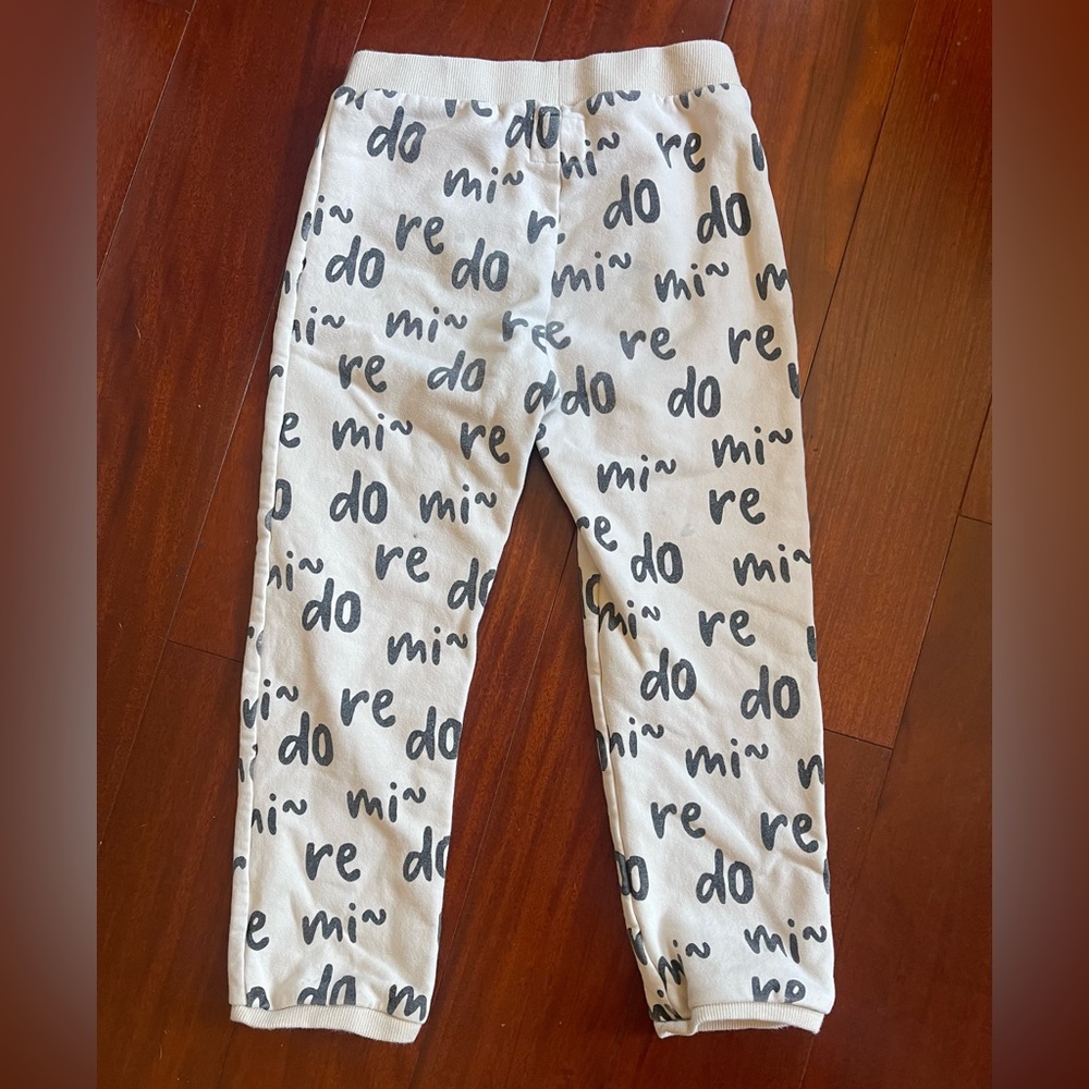 Organic Cotton 🎶 Do Re Mi sweatpants.